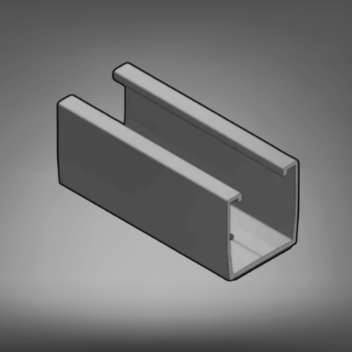 Van Der Valk Aluminium Trapezoidal Profile L120mm + EPDM