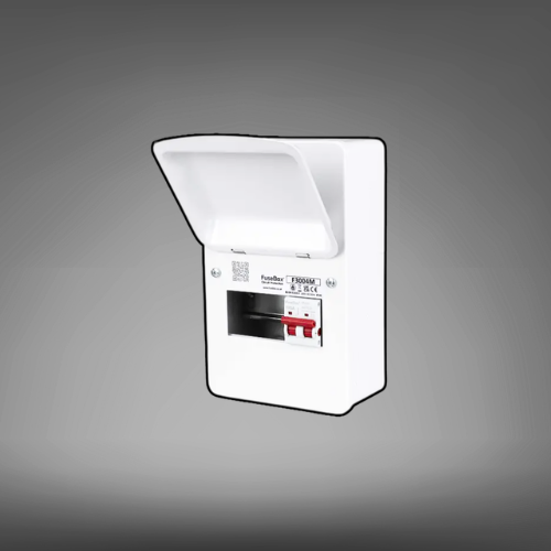 4 Way Metal Consumer Unit c/w 100A Main Switch