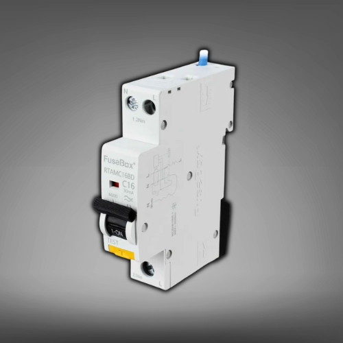 Fusebox 16A 1P+N Bidirectional Mini RCBO