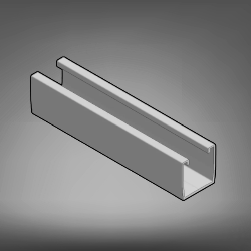 Van Der Valk Aluminium Trapezoidal Profile L=440mm + EPDM