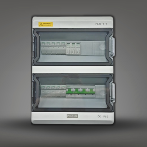 Projoy DC Junction Box - Five String Input with MC4 Connectors