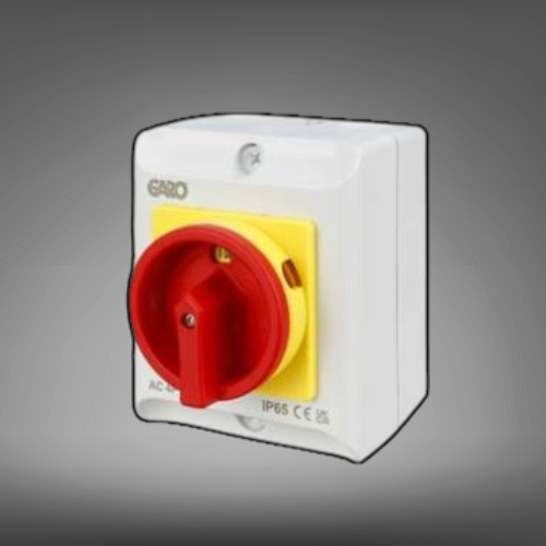 Garo 20A 4 Pole Rotary Isolator Switch IP65