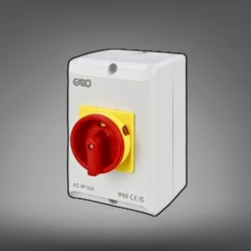 Garo 32A 4 Pole Rotary Isolator Switch IP65