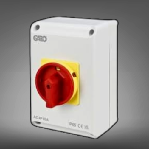 Garo 80A 4 Pole Rotary Isolator Switch IP65