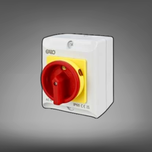 Garo 25A 4 Pole Rotary Isolator Switch IP65