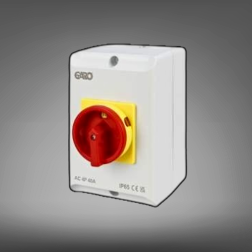Garo 40A 4 Pole Rotary Isolator Switch IP65
