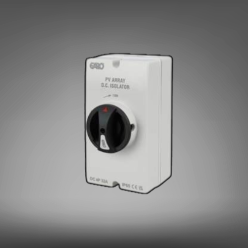 Garo 32A 4 Pole 1500V DC Surface Mounting Isolator IP65