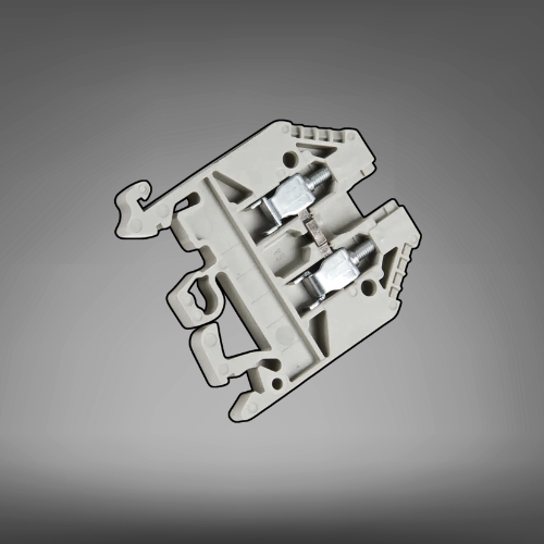 2.5mm Standard DIN Rail Terminal Grey