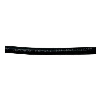 Helukabel H07RN-F 3 Core 1mm², Black AC Cable 0.6/1kV Inverter Cable