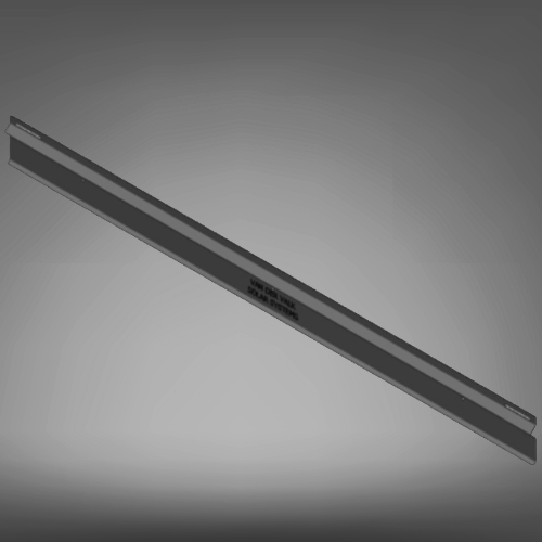 Van Der Valk Galv Back Plate ValkPro+ L10° L=2180mm