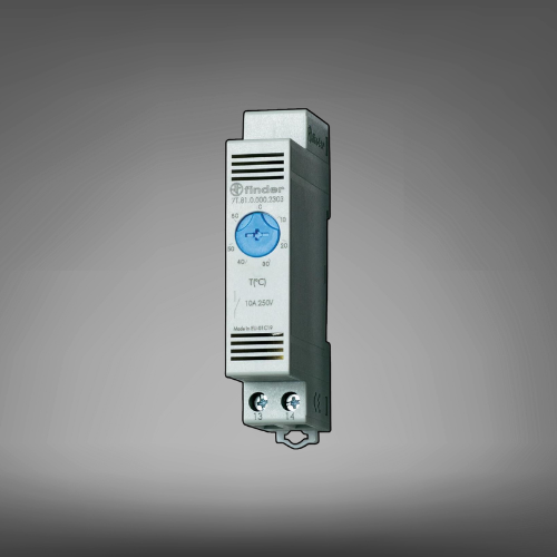 Finder 7T NO Enclosure Thermostat, 20A  240 V 0¡C - 60¡C,