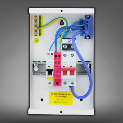 Fusebox Metal Clad Consumer Unit with Bidirectional RCBO & SPD