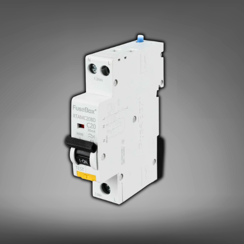 Fusebox 20A 1P+N Bidirectional Mini RCBO