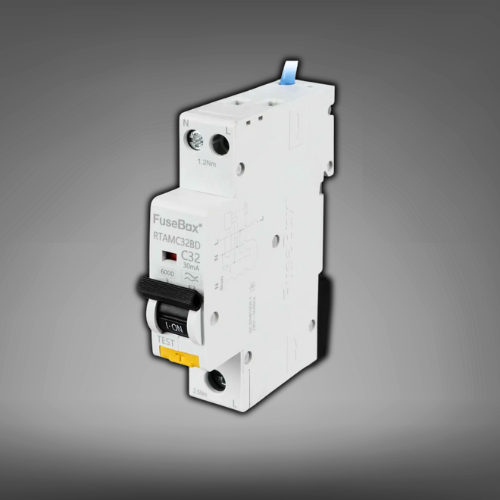 Fusebox 32A 1P+N Bidirectional Mini RCBO