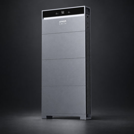 Anker SOLIX X1 5kW inverter with three battery modules