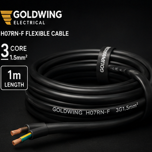 Goldwing H07RN-F 1.5mm² 3 core 1m full-frame product image