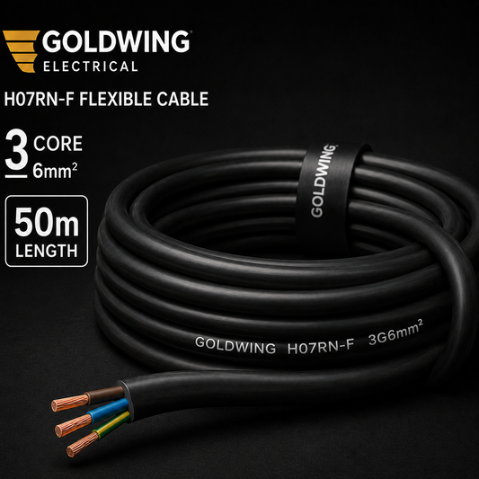 Goldwing H07RN-F 6mm² 3 core 50m full-frame product image