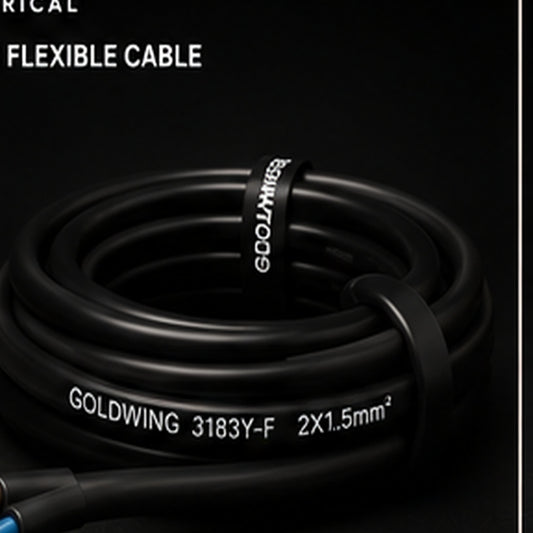 Goldwing PVC flex black 2 core 10m full-frame product image