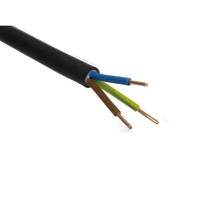 Helukabel NYY-J 3 Core 6mm², Black AC Cable 0.6/1kV