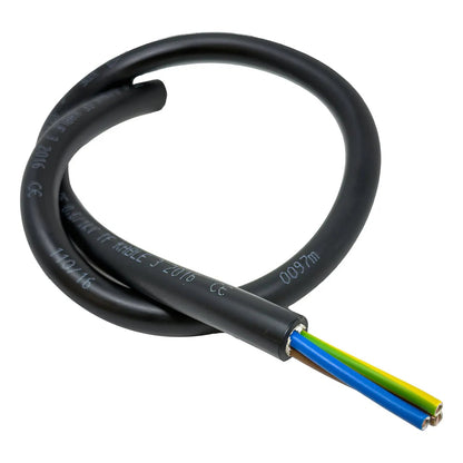 Helukabel NYY-J 3 Core 4mm², Black AC Cable 0.6/1kV Inverter Cable