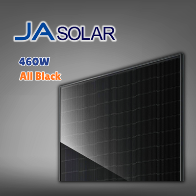 460W JA Solar N-Type | Double Glass Monofacial Solar Panel | All Black (Traceable, MC4)