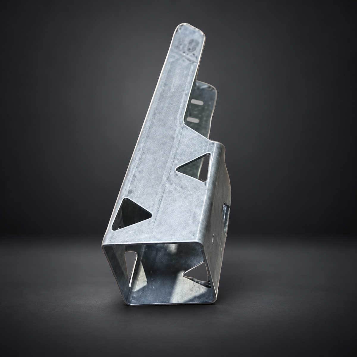 Solarport SPT- Folden Angle X-Anchor Rod BODY - 100x100x500 - 40 degree 4A on a dark studio background