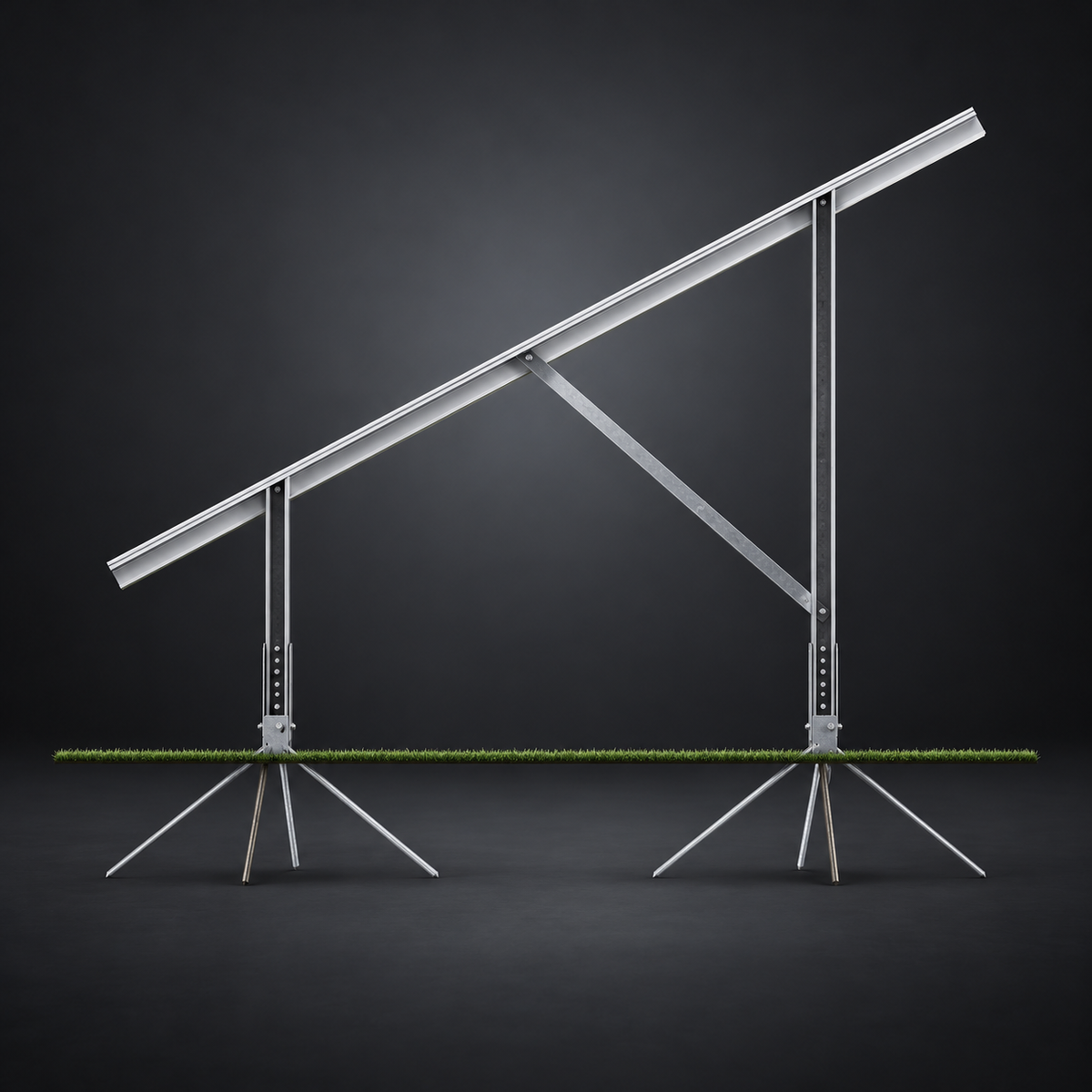 Solarport X-Anchor Foundation Package on a dark studio background