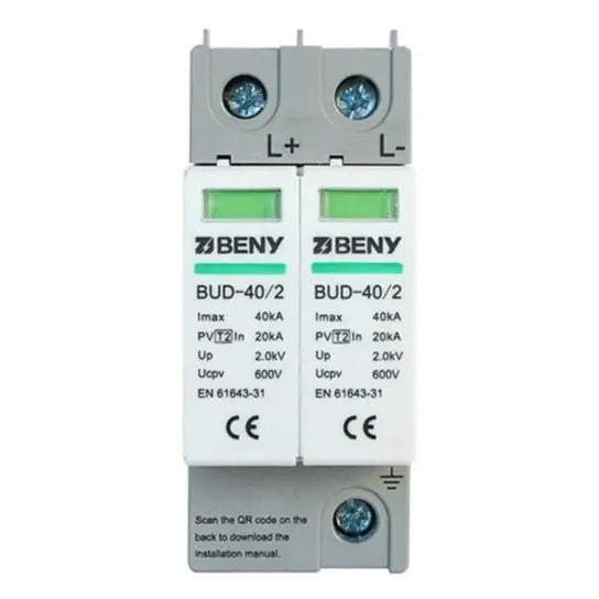 Surge Protection Device Type 2 Solar Panel 600V And Inverters Voltacon
